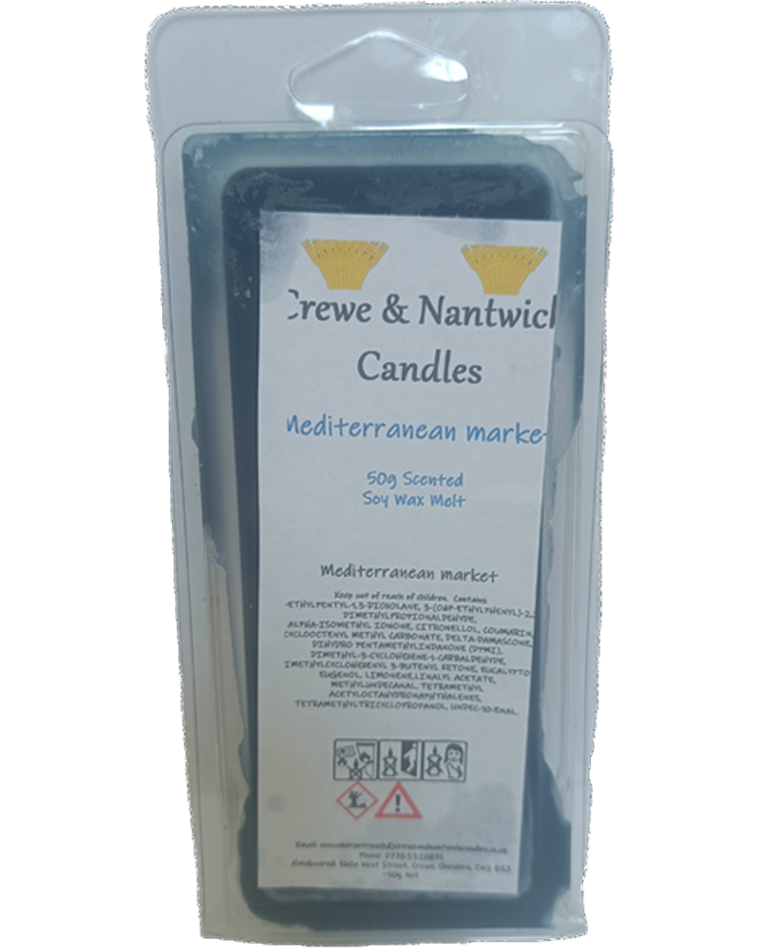 Mediterranean market - 50g soy wax scented snap bar wax melt