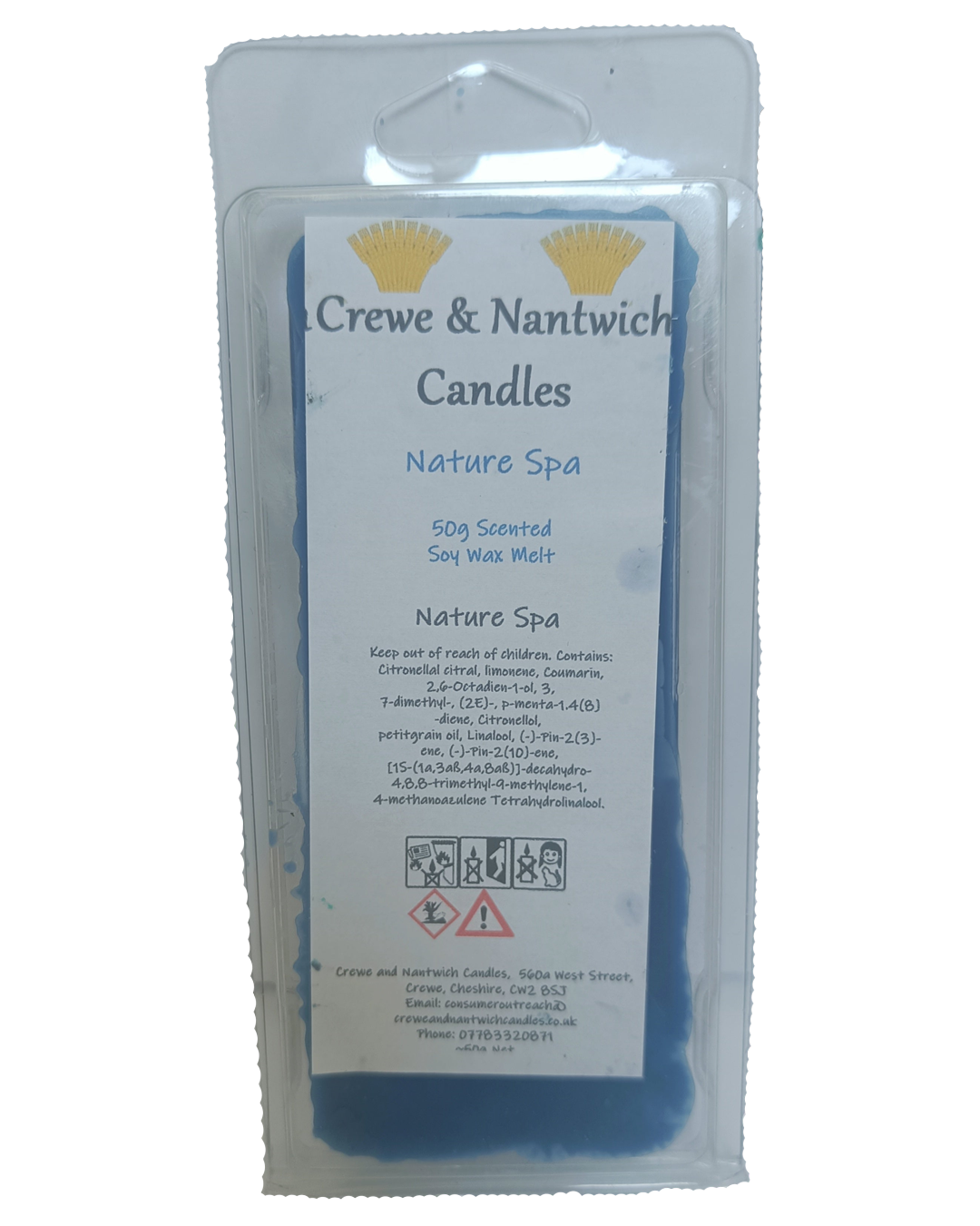 Nature Spa - 50g soy wax scented snap bar wax melt