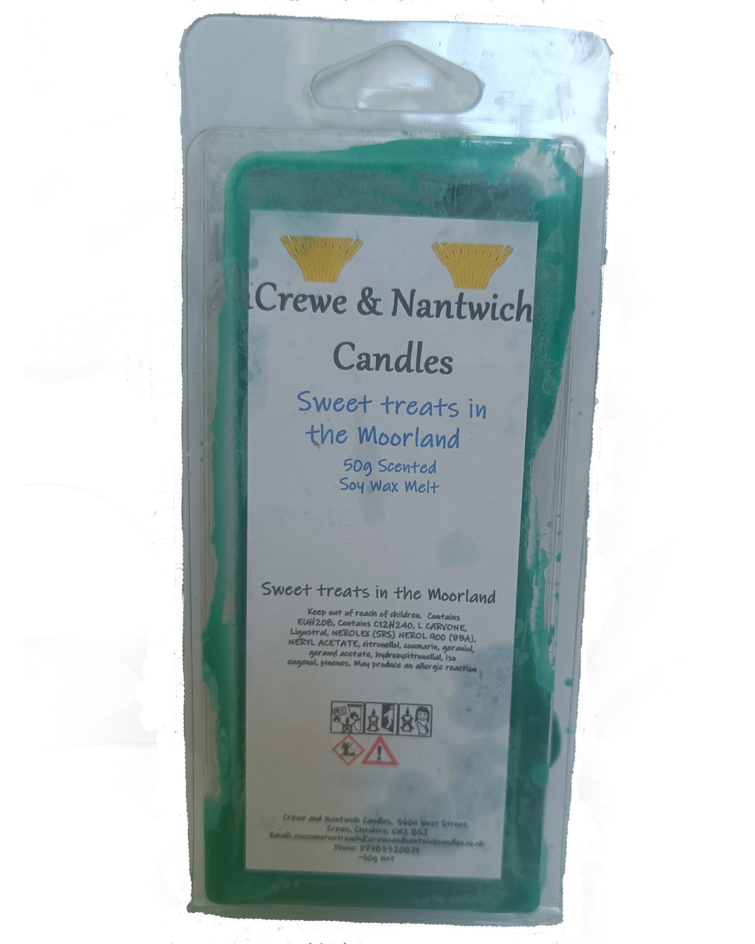 Sweet treats in the Moorland - 50g soy wax scented snap bar wax melt