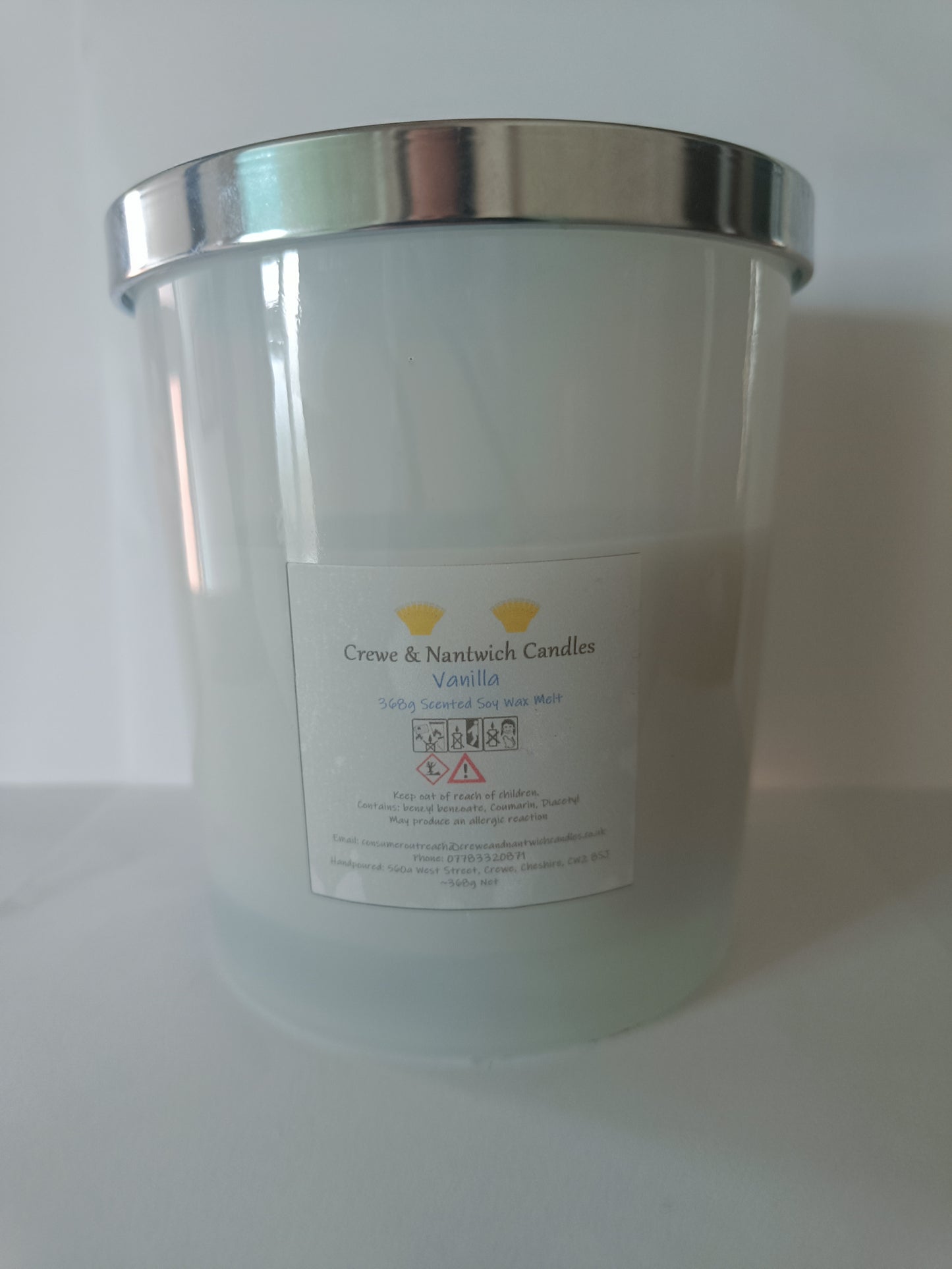 Vanilla - 368g scented soy candle