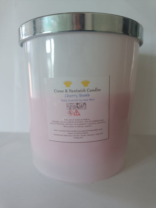 Cherry Bomb - 368g scented soy candle