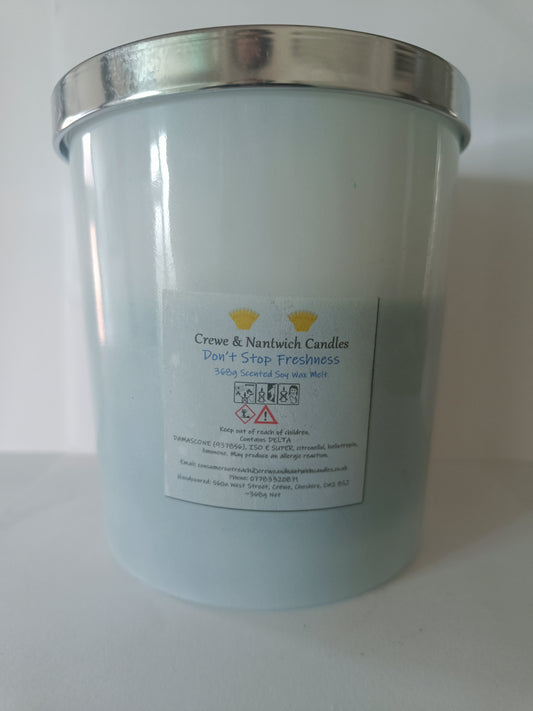 Don't stop freshness - 368g scented soy candle