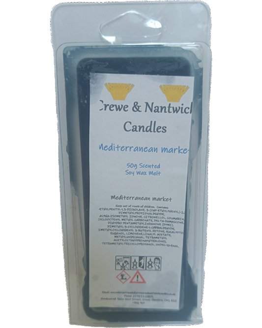 Mediterranean market - 50g soy wax scented snap bar wax melt