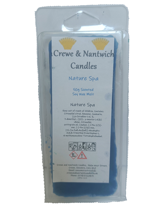 Nature Spa - 50g soy wax scented snap bar wax melt