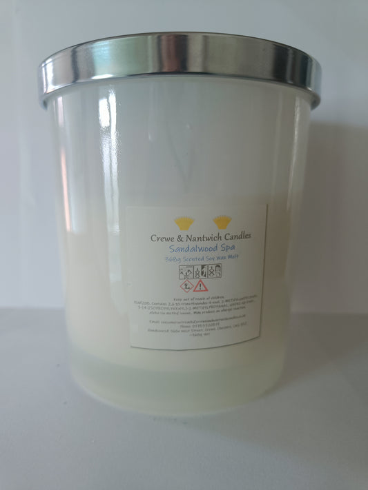 Sandalwood Spa - 368g scented soy candle